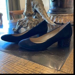 MICHAEL KORS BLACK SUEDE SHOES